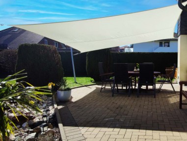 Toldo vela Easy Shade 2.0 impermeable con costuras selladas