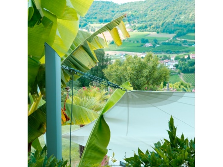 Kit Mástil / Poste Para Toldos Vela ALU-Simple Altura Variable