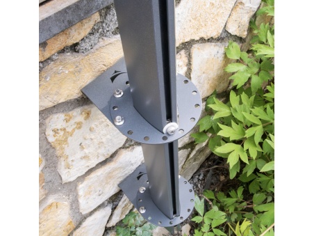 Kit Mástil / Poste Para Toldos Vela ALU-Simple Altura Variable