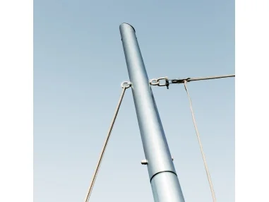 EZ Pole - Poste para velas de sombra con 4 puntos de anclaje