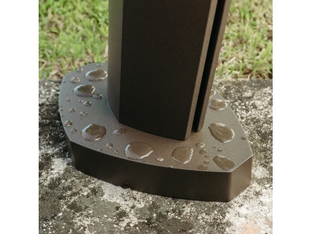 Alu Simple Lid cubre base de aluminio para poste de vela de sombra