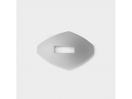 Alu Simple Lid cubre base de aluminio para poste de vela de sombra