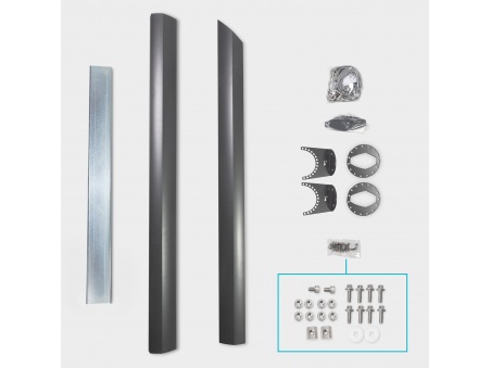 Kit Mástil / Poste Para Toldos Vela ALU-Simple Altura Variable
