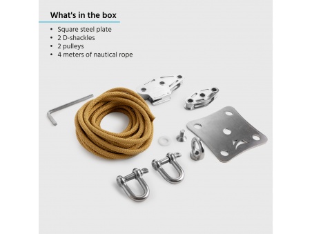 Kit de Montaje en Pared Para Toldos Vela: Muscle x3