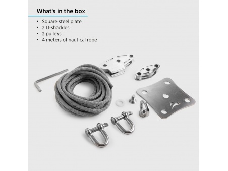 Kit de Montaje en Pared Para Toldos Vela: Muscle x3