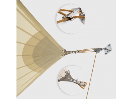 Kit de Montaje en Pared Para Toldos Vela: Muscle x3