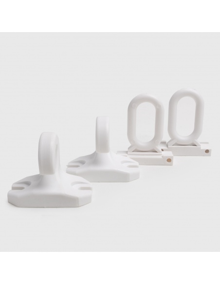 Kit ganchos para toldos verticales - Juego de ojales y ganchos para el toldo vertical