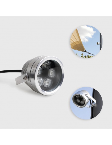 Proyector de exterior para toldos vela Easy Lamp