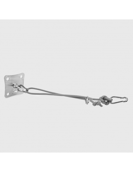 Anclaje A Pared SimplE Con Cuerda Náutica Para Toldos De Vela