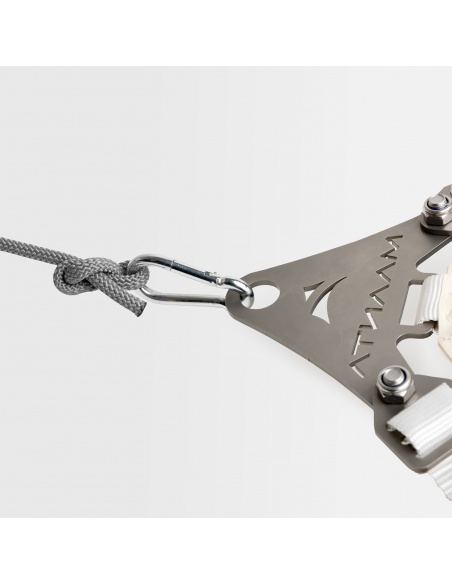 Anclaje A Pared SimplE Con Cuerda Náutica Para Toldos De Vela