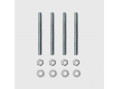 Set 4 barras roscadas M10 de 12 cm