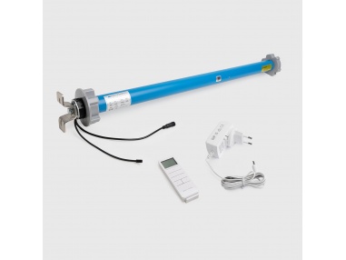 Motor + cargador de 12v + mando a distancia - Kit de motorización para toldos verticales Maanta