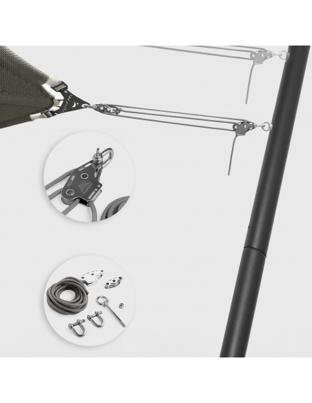 EZ Muscle x3 Pole: Kit tensión velas de sombra | Maanta