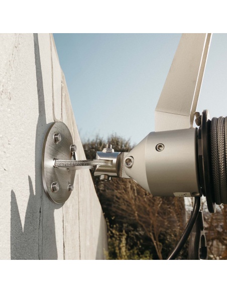 Placa de anclaje para la esquina del rodillo enrollador Zefira