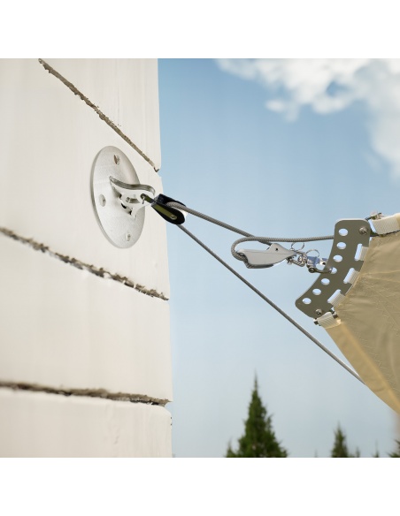 Placa de anclaje para la esquina de la vela Zefira