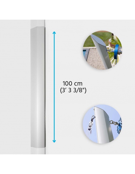 Alu Simple Extension - Extensión para mástil de vela de sombra