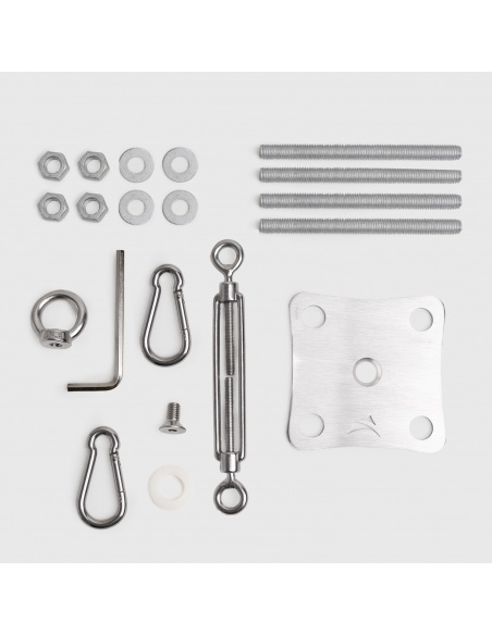 Kit de anclaje a pared EZ Wall Fix con Placa y Tensor Para Toldos De Vela