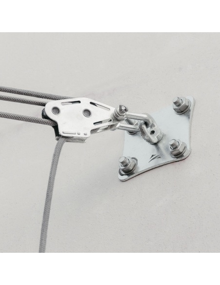 Juego de 4 varillas roscadas de acero galvanizado M10 longitud 12 cm