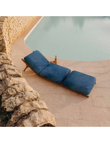 Tuga: Tumbona en Teka Diseño Náutico Único