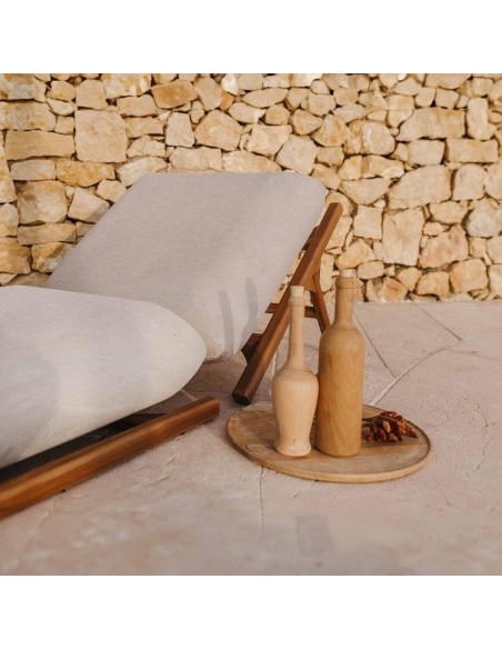 Tuga: Tumbona en Teka Diseño Náutico Único