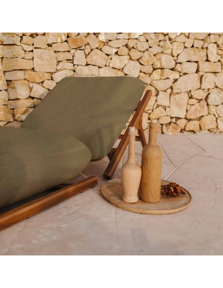 Tuga: Tumbona en Teka Diseño Náutico Único