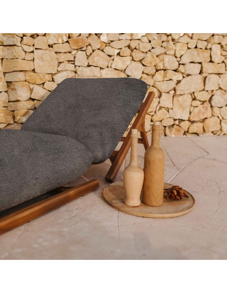 Tuga: Tumbona en Teka Diseño Náutico Único