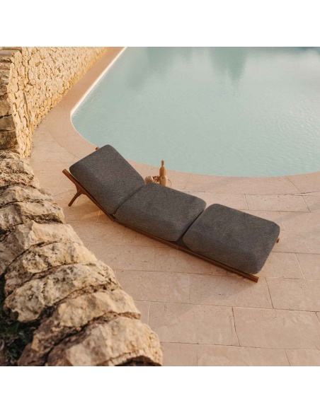 Tuga: Tumbona en Teka Diseño Náutico Único