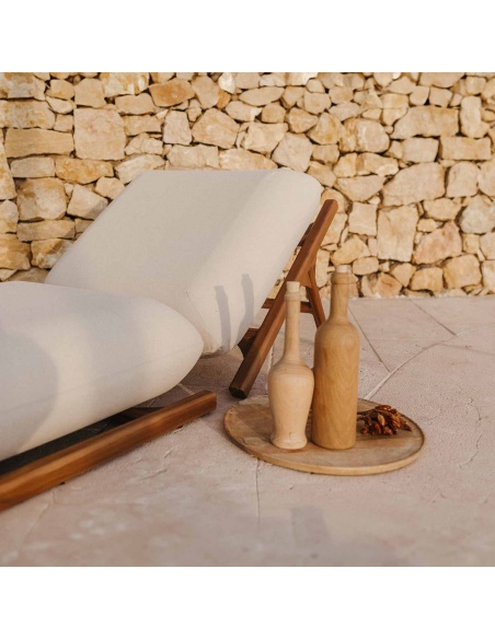 Tuga: Tumbona en Teka Diseño Náutico Único