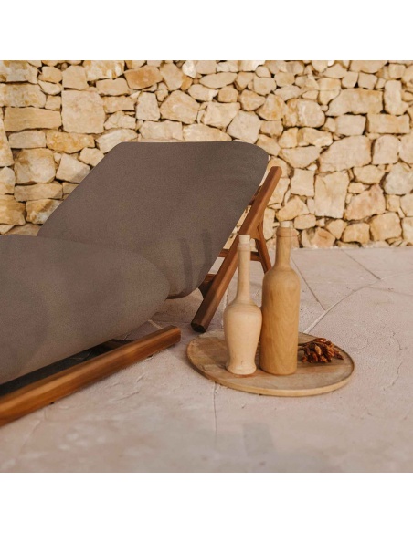 Tuga: Tumbona en Teka Diseño Náutico Único