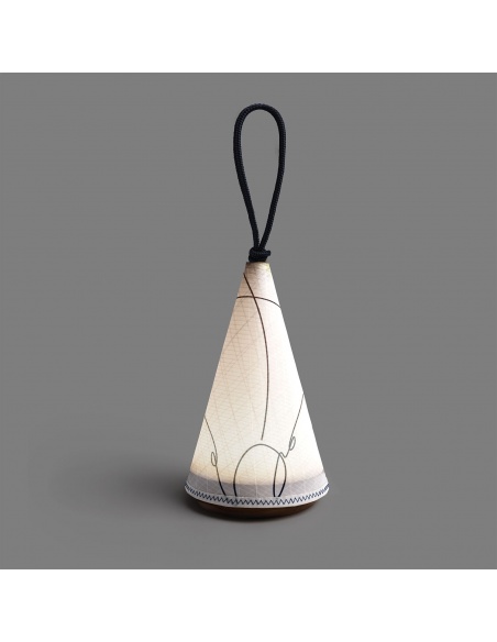Lámpara Cala: Diseño Náutico, Luz Regulable, 143 Horas de Batería