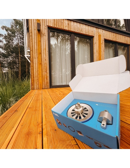 Solaria Furl Impermeable: Toldo vela enrollable radial