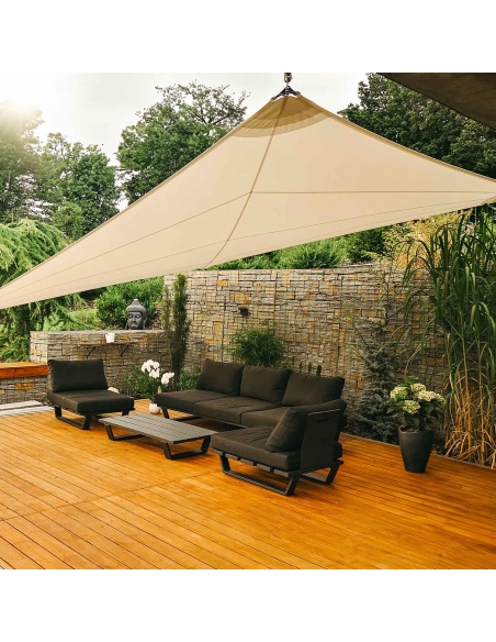 Solaria Impermeable: Nuestro Mejor Toldo Vela con Corte Radial Made in Italy