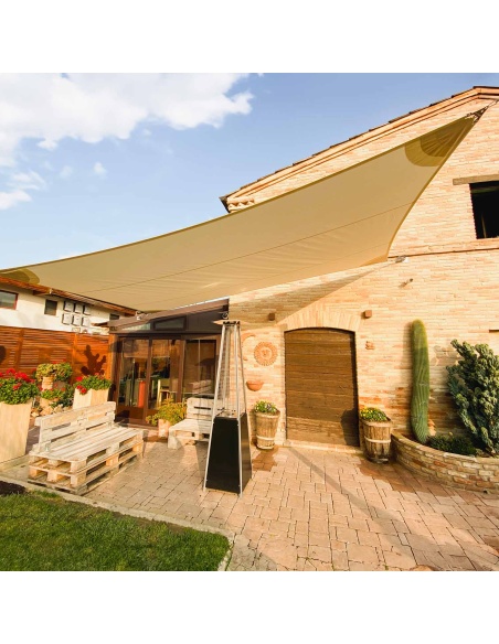 Saill Impermeable: Toldo Vela Alta Calidad Corte Cross-Cut