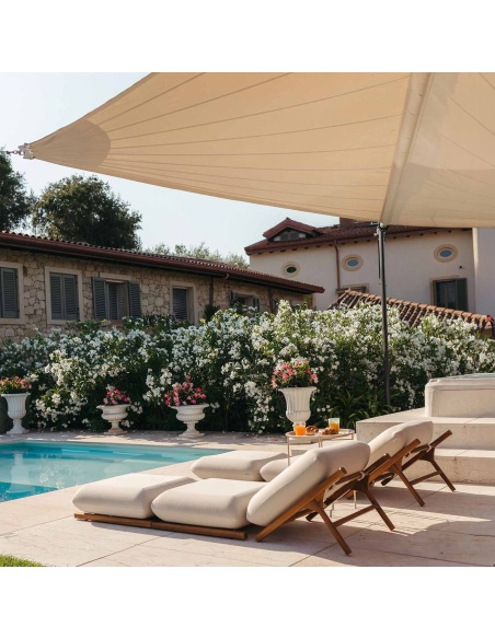 Tuga: Tumbona en Teka Diseño Náutico Único