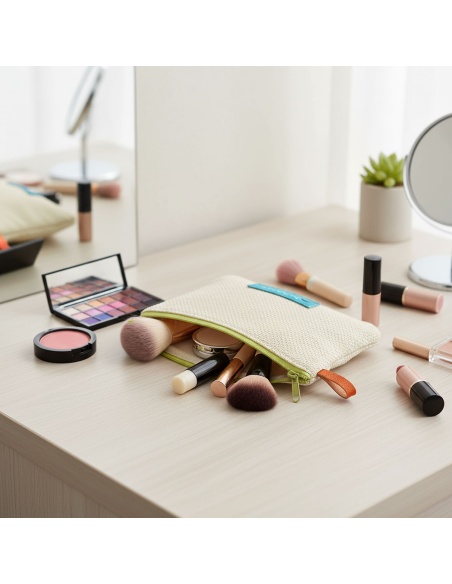 Bolso de mano de reciclaje: fabricado con tejido de toldos vela reciclados