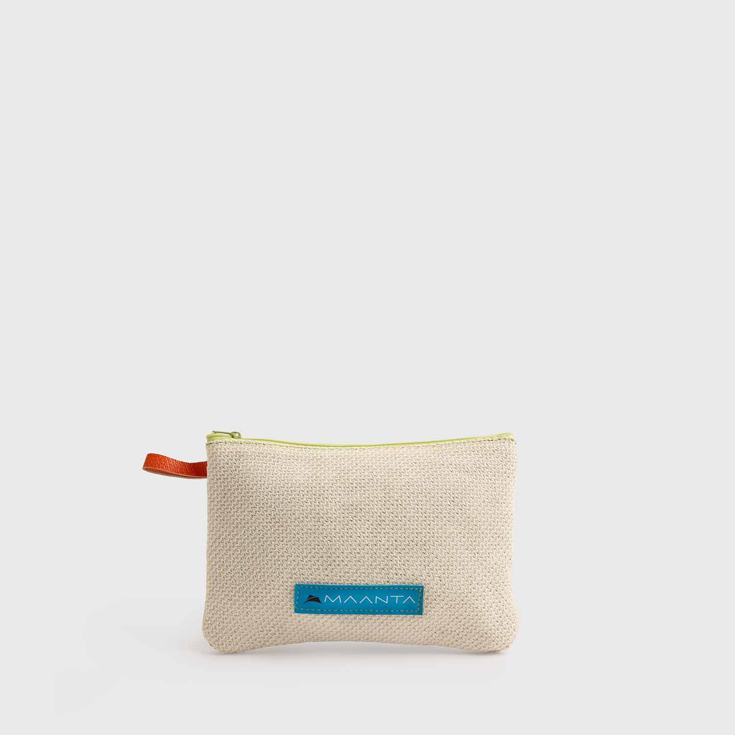 Bolso de mano de reciclaje: fabricado con tejido de toldos vela reciclados