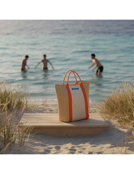 Bolsa de playa: Respetar, Reciclar, Upcycling