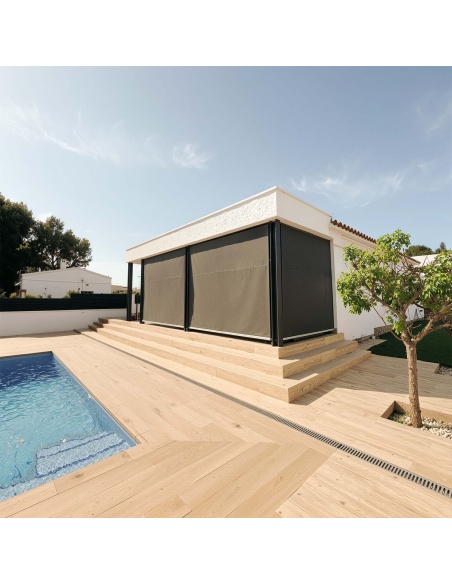 Reef Roll - Toldo vertical para balcones con CABLE medidas estandar