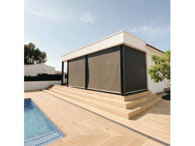 Reef Roll - Toldo vertical para balcones con CABLE medidas estandar
