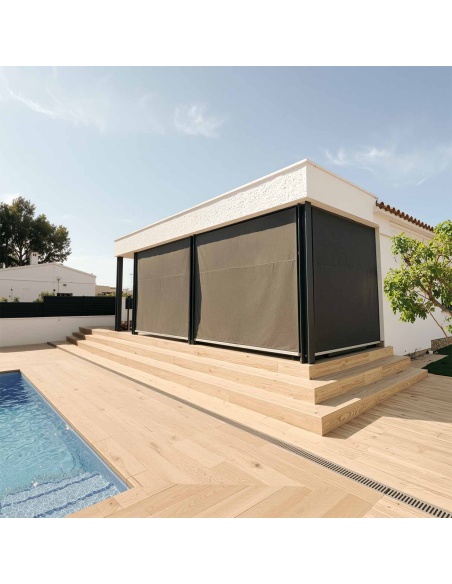 Reef Roll - Toldo vertical para balcones con CABLE medidas estandar
