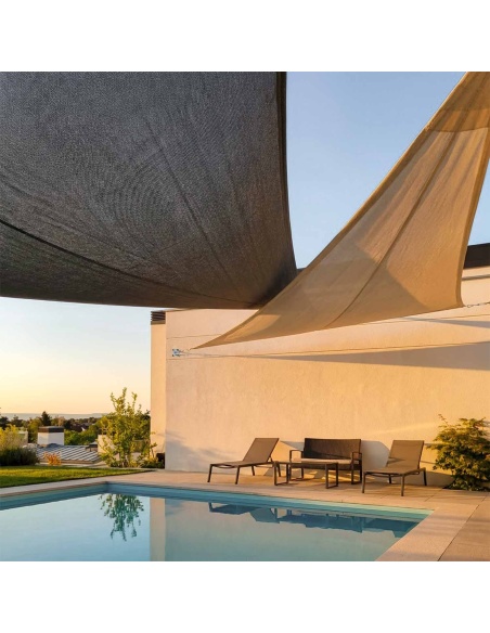 Solaria Transpirable - Nuestro Mejor Toldo Vela Radial Antiviento Antigranizo