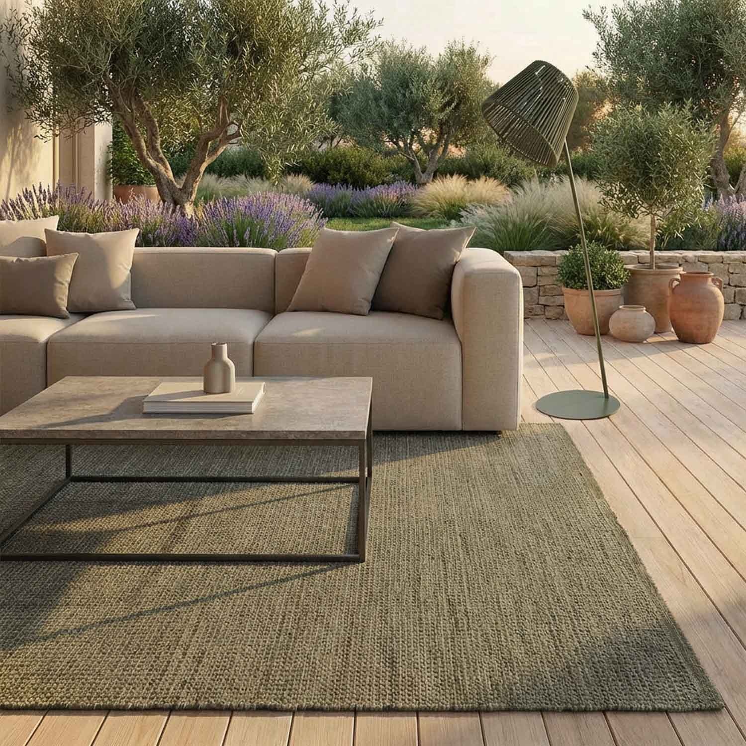 Tramelia: Alfombra de exterior tejida a mano 2