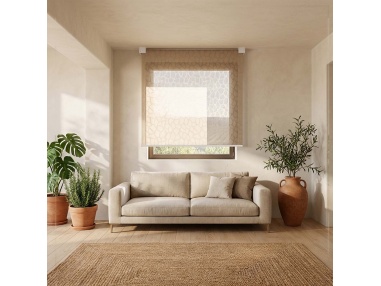 Kyma: toldo vertical con placa de diseño ondulada