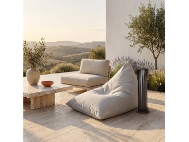 Thera: Puff Exterior Impermeable y Puff Diseño Italiano