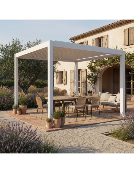 Lyra T6: Pérgola bioclimática con 6 tecnologías únicas