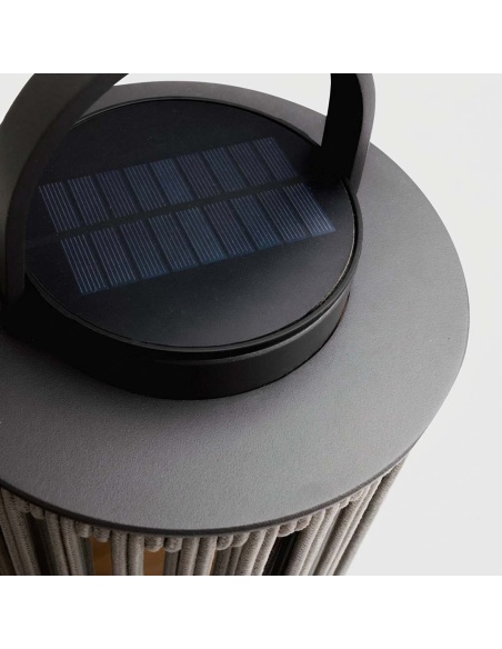 Marinea: Lámpara de exterior en cuerda trenzada