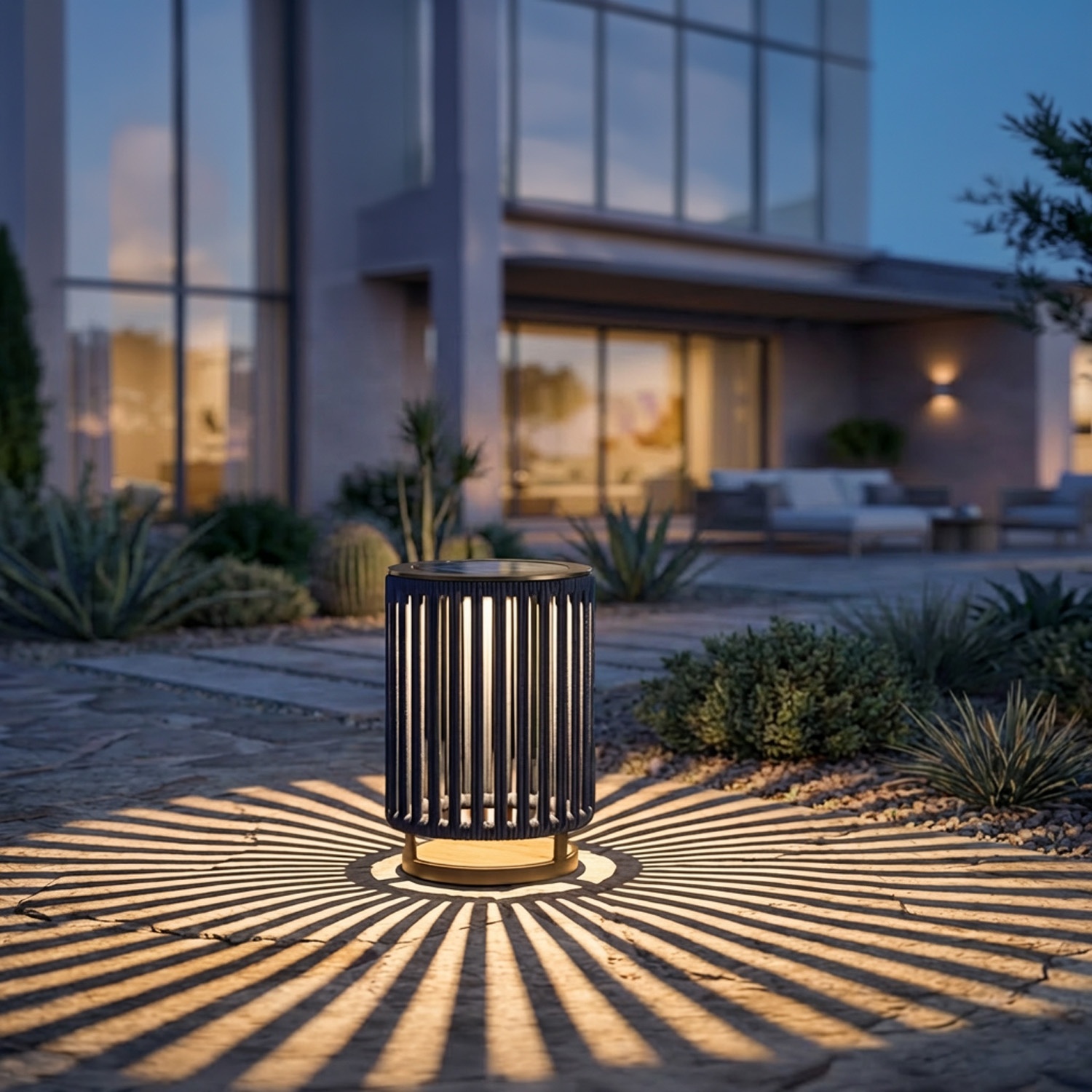 Filara: lámpara solar diseño para jardín y exterior moderno