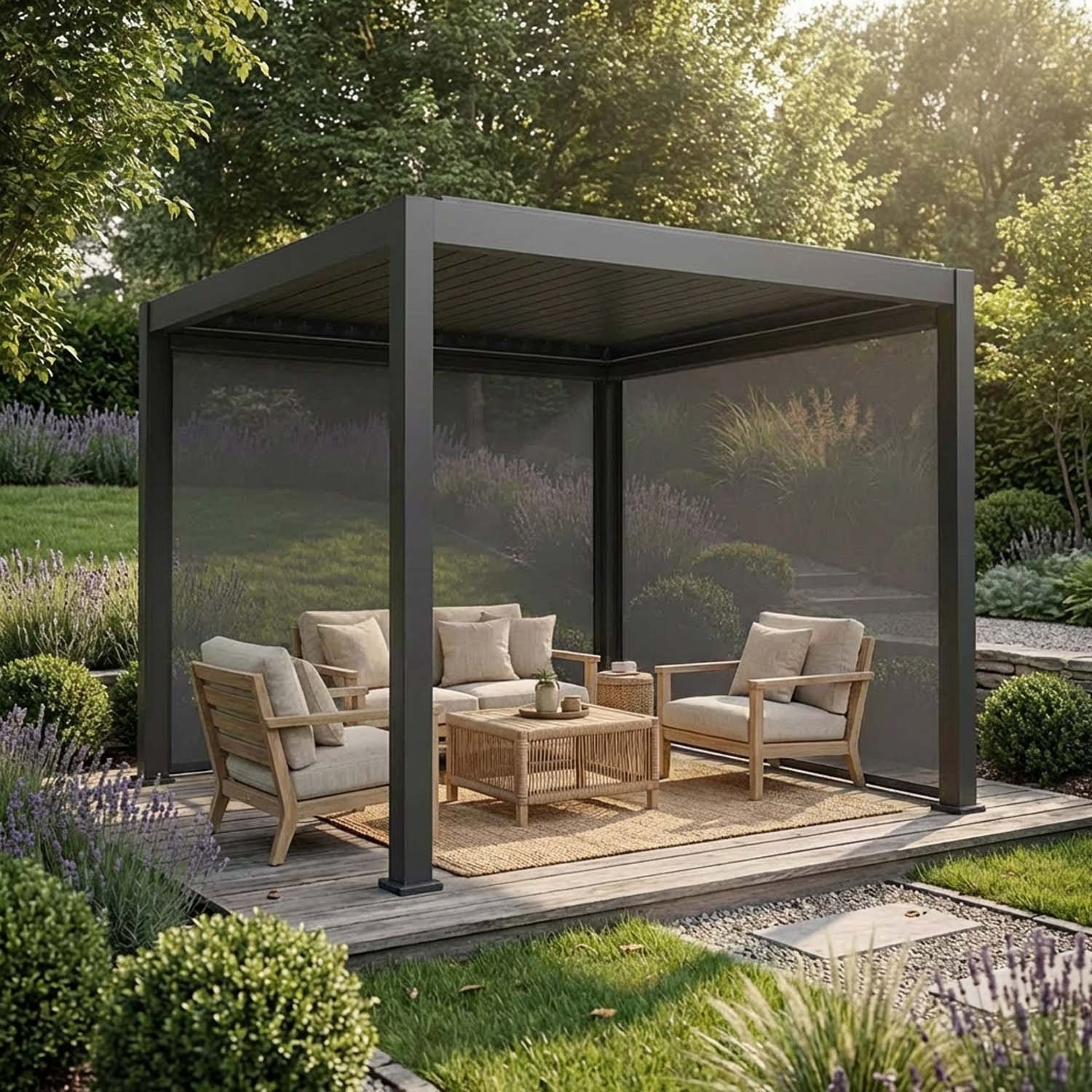 Manual Zip Screen - Estor ZIP para pérgola Lyra T6