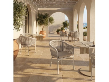 Liara: Silla de Exterior en Cuerda Olefin Anti-UV