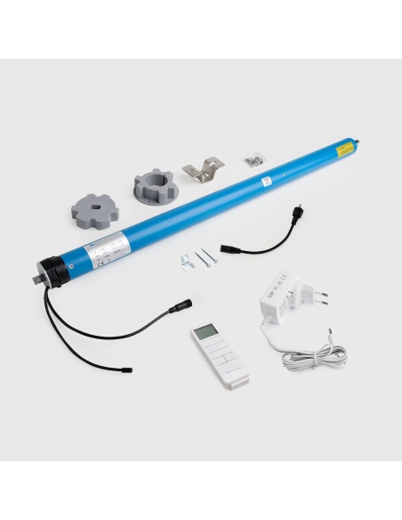 Motor + cargador de 12v + mando a distancia